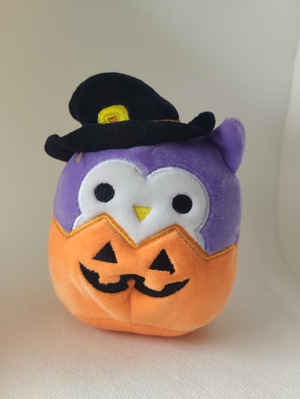 3/$25💙Squishmallow 4" Holly Owl Witch In Halloween Pumpkin Costume Plush